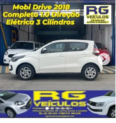 Carro Fiat Mobi 2018 FireFly Drive 1.0 (Flex)