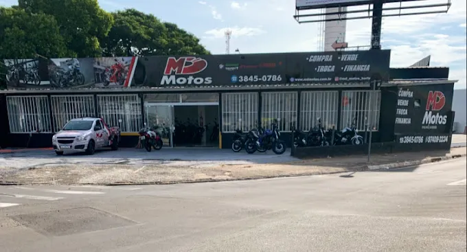 Fachada da loja MD MOTOS - Hortolândia - SP
