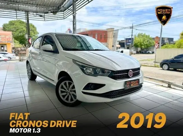 Carro Fiat Cronos 2019 1.3 Drive Firefly (Flex)