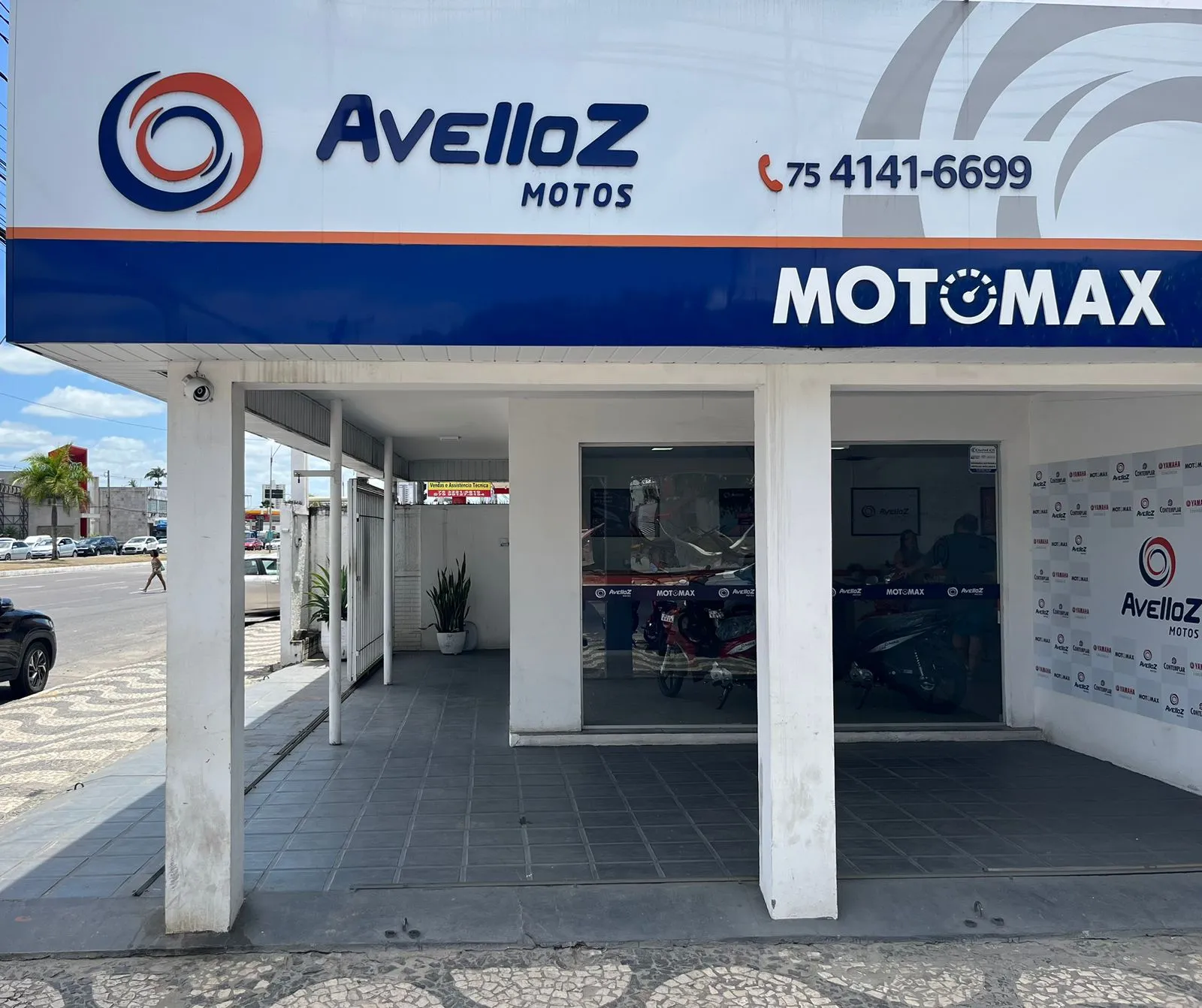 Fachada da loja MOTOMAX - Feira de Santana - BA