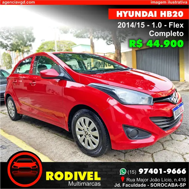 Carro Hyundai HB20 2015 1.0 Comfort Plus (Flex)