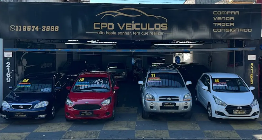 Fachada da loja Veículos à venda em CPD VEICULOS - São Paulo - SP | Mobiauto