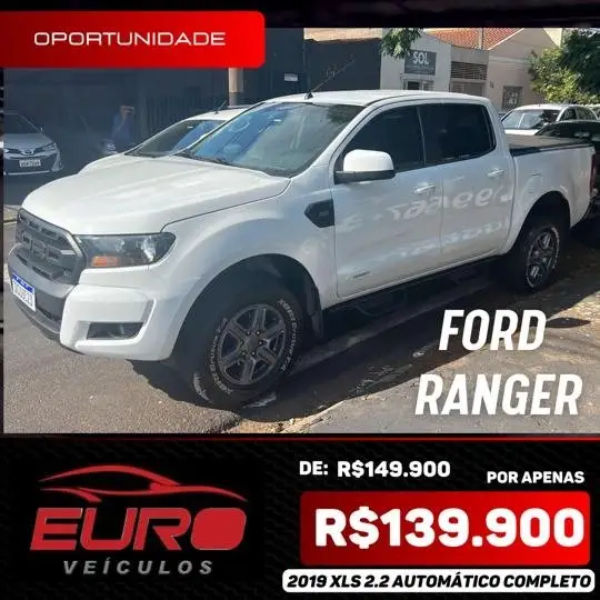 Carro Ford Ranger Cabine Dupla 2018 Ranger 2.2 TD XLS CD 4x4