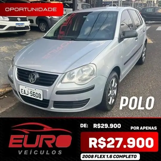 Carro Volkswagen Polo 2008 Hatch. 1.6 8V (Flex)