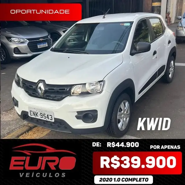 Carro Renault Kwid 2020 Life 1.0 12v SCe (Flex)