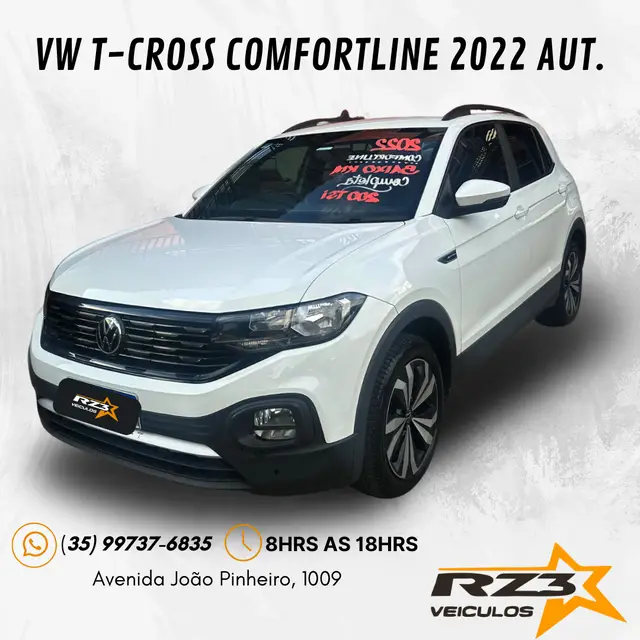 Carro Volkswagen T-Cross 2022 1.0 200 TSI Comfortline (Aut) (Flex)
