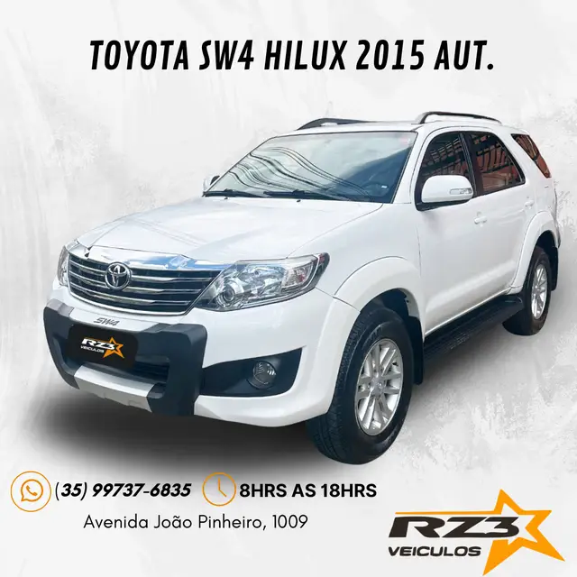 Carro Toyota SW4 2015 SR 4x2 2.7/ 2.7 Flex 16V Aut.