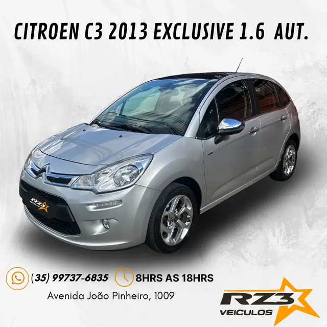 Carro Citroën C3 2013 Exclusive 1.6 VTI 120 (Flex) (Aut)