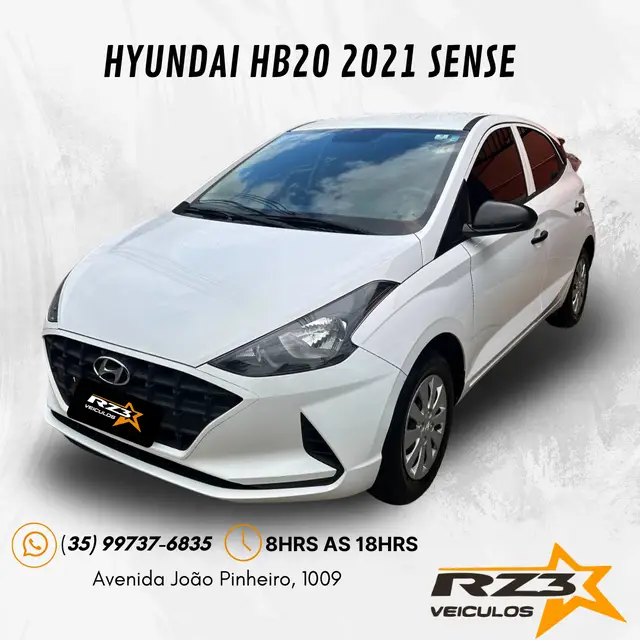 Carro Hyundai HB20 2021 Sense 1.0