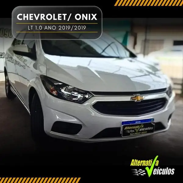 Carro Chevrolet Onix 2019 LT 1.0 (Flex)