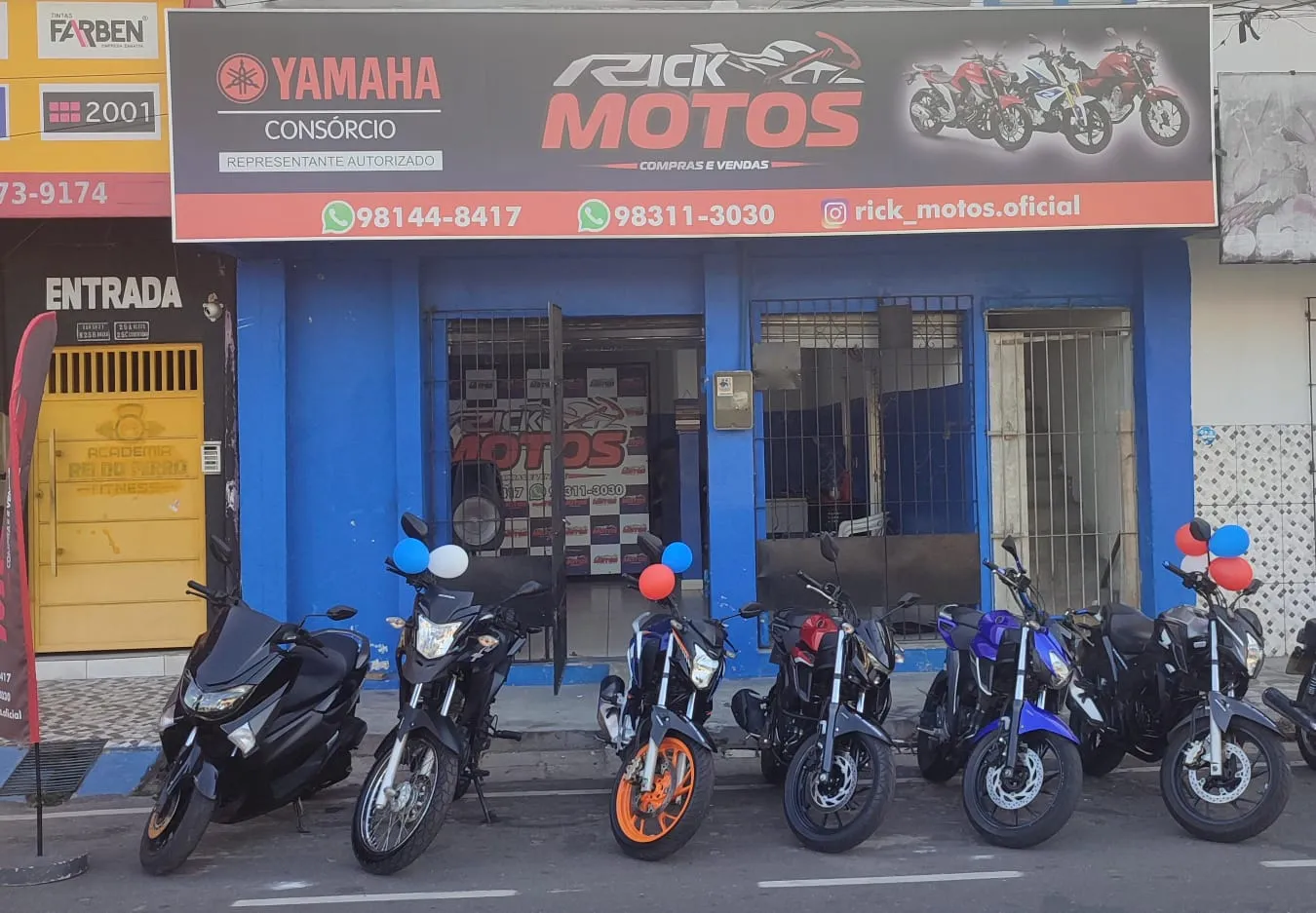 Fachada da loja RICK MOTOS  - Ananindeua - PA