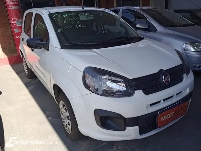 Carro Fiat Uno 2021 Attractive 1.0