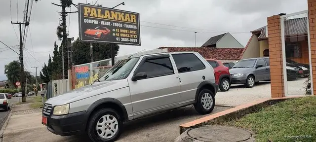 Carro Fiat Uno Mille 2008 Fire 1.0 (Flex)