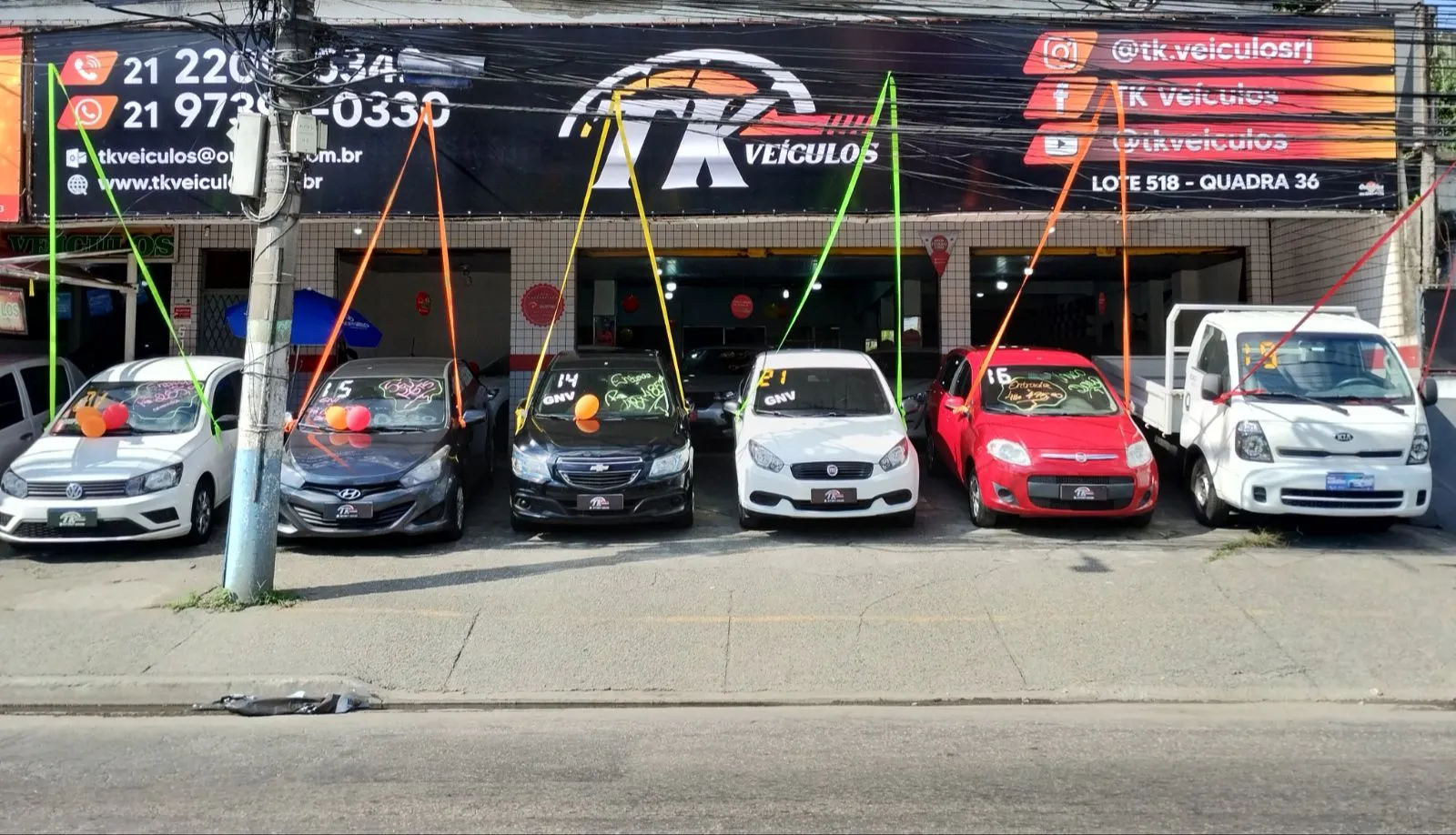 Fachada da loja TK VEICULOS - São João de Meriti - RJ