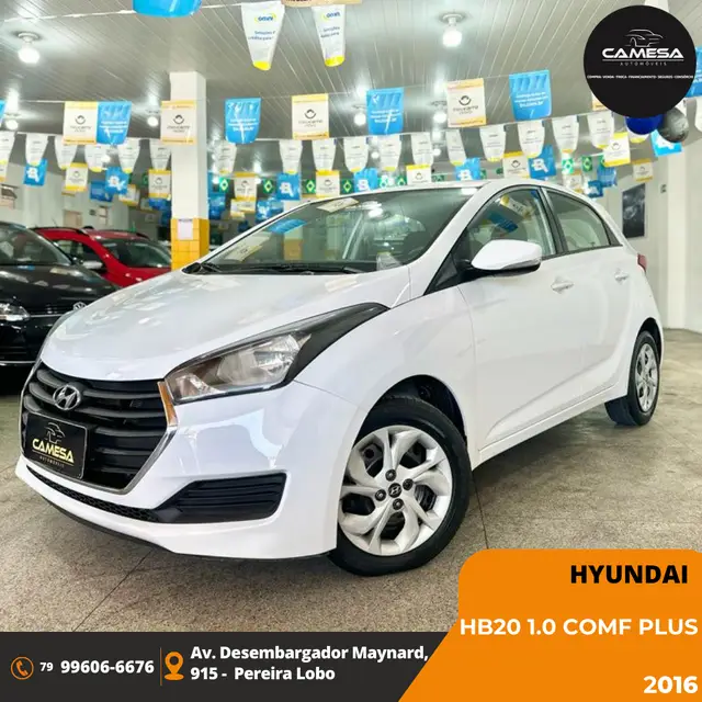 Carro Hyundai HB20 2016 1.0 Comfort (Flex)