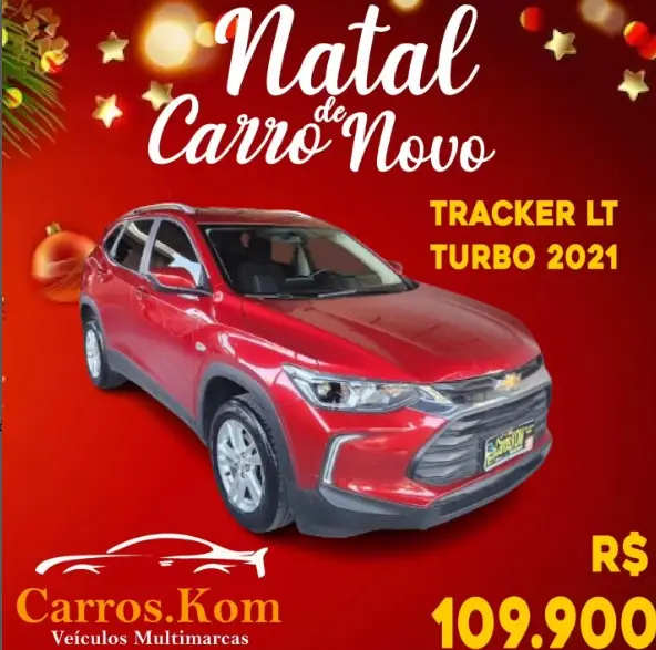 Carro Chevrolet Tracker 2021 LT 1.0 Turbo (Flex) (Aut)