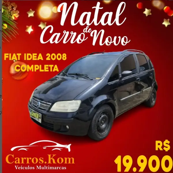 Carro Fiat Idea 2008 ELX 1.4 (Flex)