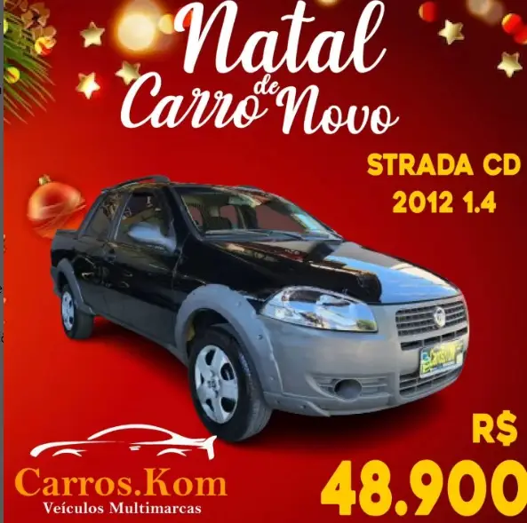 Carro Fiat Strada 2012 Working 1.4 (Flex) (Cabine Dupla)