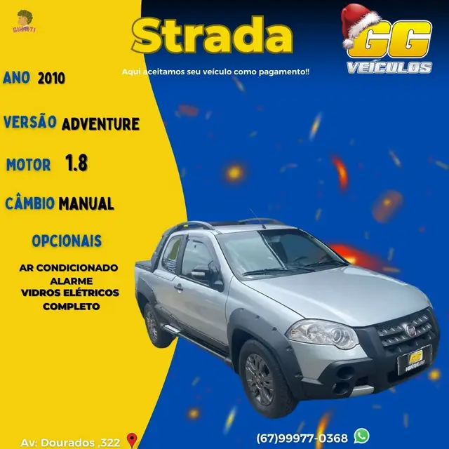 Carro Fiat Strada 2010 Fire 1.4 (Flex)