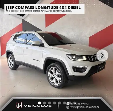 Carro Jeep Compass 2021 2.0 TDI Longitude 4x4 (Aut)