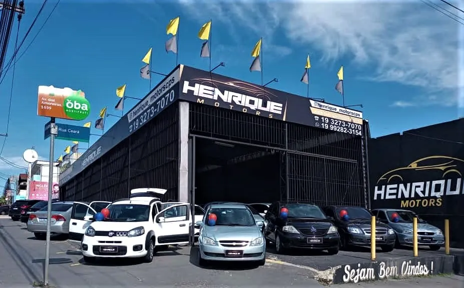 Fachada da loja HENRIQUE MOTORS - Campinas - SP