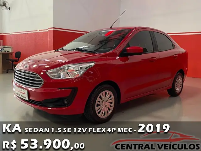Carro Ford Ka Sedan 2019 SE 1.5 12v (Flex)