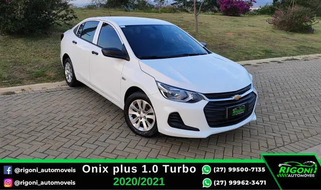Carro Chevrolet Onix Plus 2021 1.0 Turbo (Flex) (Aut)