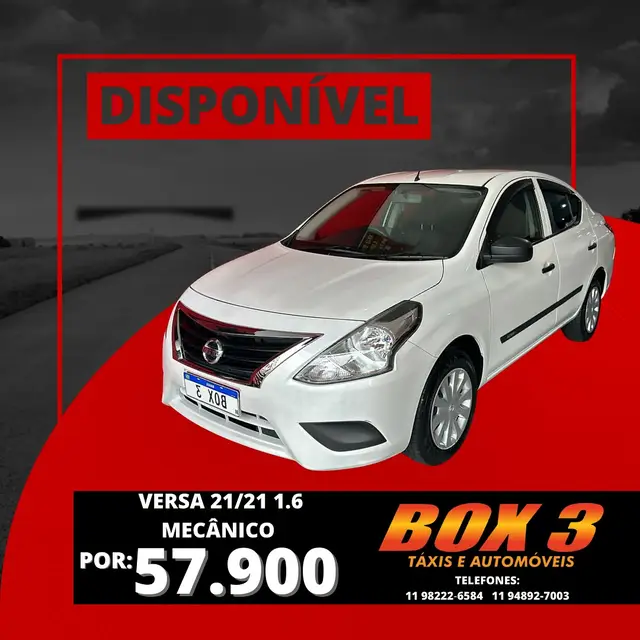 Carro Nissan Versa 2021 1.6 16V V-Drive (Flex)