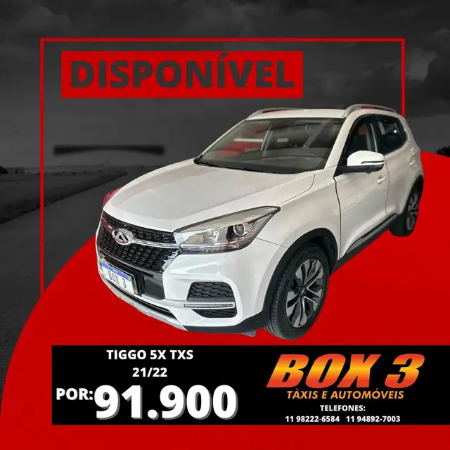 Carro CAOA Chery Tiggo 5X 2022 TXS 1.5 Turboflex (Aut)