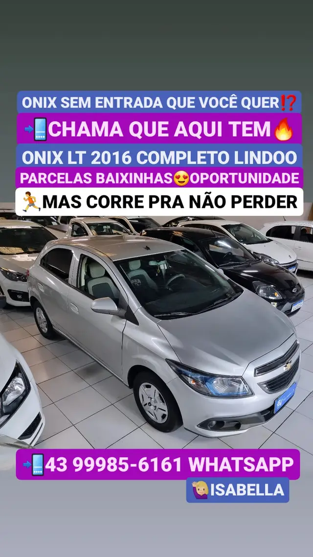 Carro Chevrolet Onix 2016 1.4 Activ SPE/4