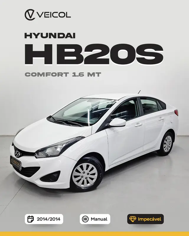 Carro Hyundai HB20S 2014 1.6 Comfort Style (Flex)