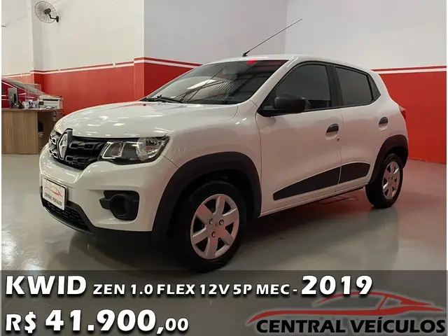 Carro Renault Kwid 2019 Zen 1.0 12v SCe (Flex)