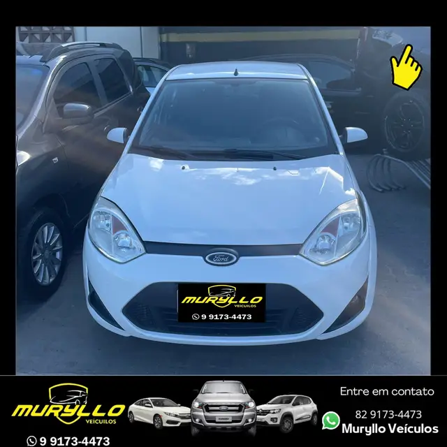 Carro Ford Fiesta Hatch 2014 S Plus 1.0 RoCam (Flex)