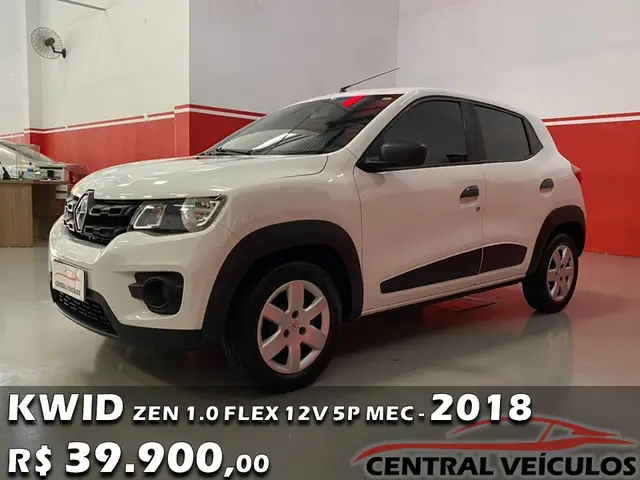 Carro Renault Kwid 2018 Intense 1.0 12v SCe (Flex)