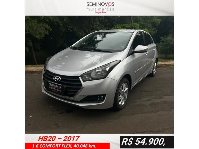 Carro Hyundai HB20 2017 1.6 Comfort Plus (Flex)