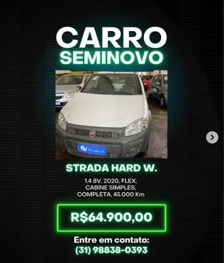Fiat Strada Hard Working 1.4 (Flex) (Cabine Simples)