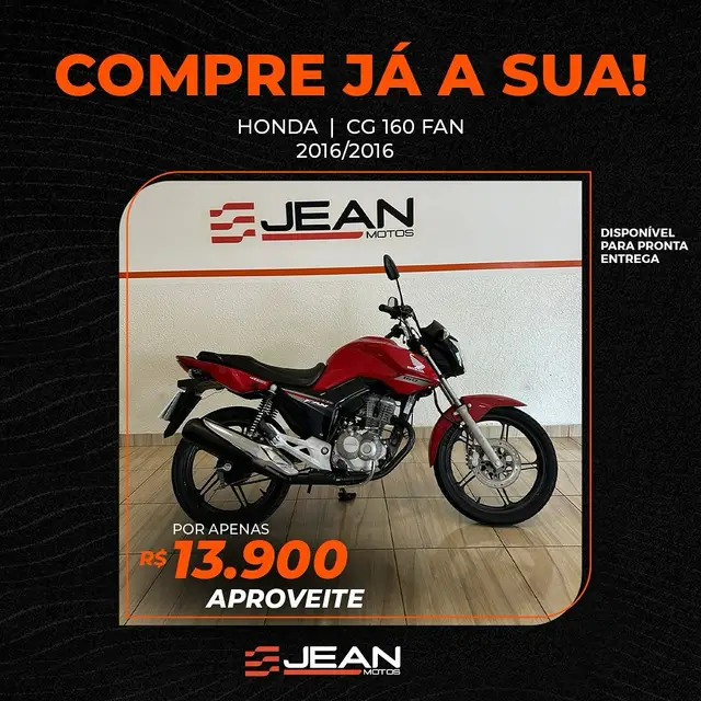 Moto Honda CG 160 2016 Fan