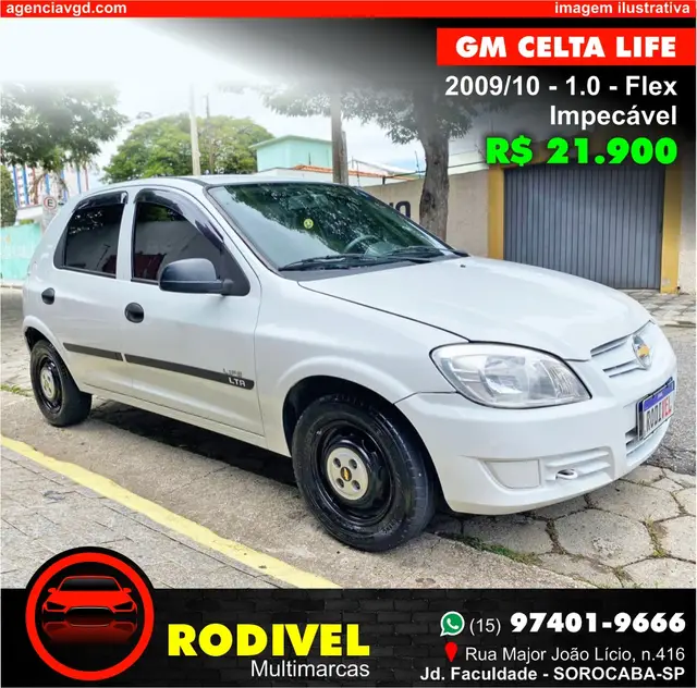 Carro Chevrolet Celta 2010 Life 1.0 VHCE (Flex) 4p