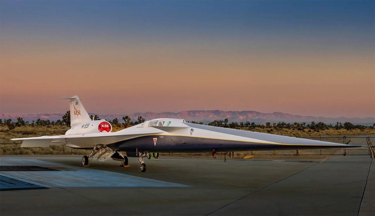 Nada de estrondo ao quebrar a barreira do som, o novo avião supersônico da Nasa voa de forma silenciosa pelos ares