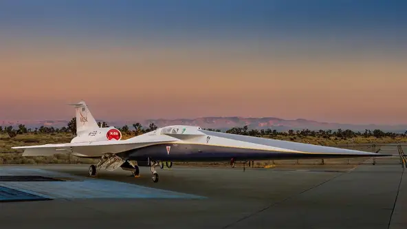 Nada de estrondo ao quebrar a barreira do som, o novo avião supersônico da Nasa voa de forma silenciosa pelos ares