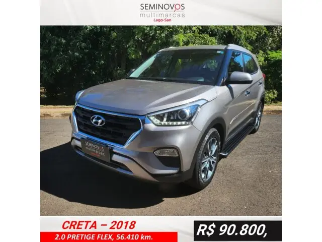 Carro Hyundai Creta 2018 Prestige 2.0 (Aut) (Flex)