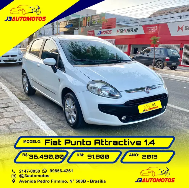 Carro Fiat Punto 2013 Attractive 1.4 (Flex)