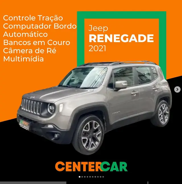 Carro Jeep Renegade 2021 Longitude 1.8 4x2 (Aut) (Flex)