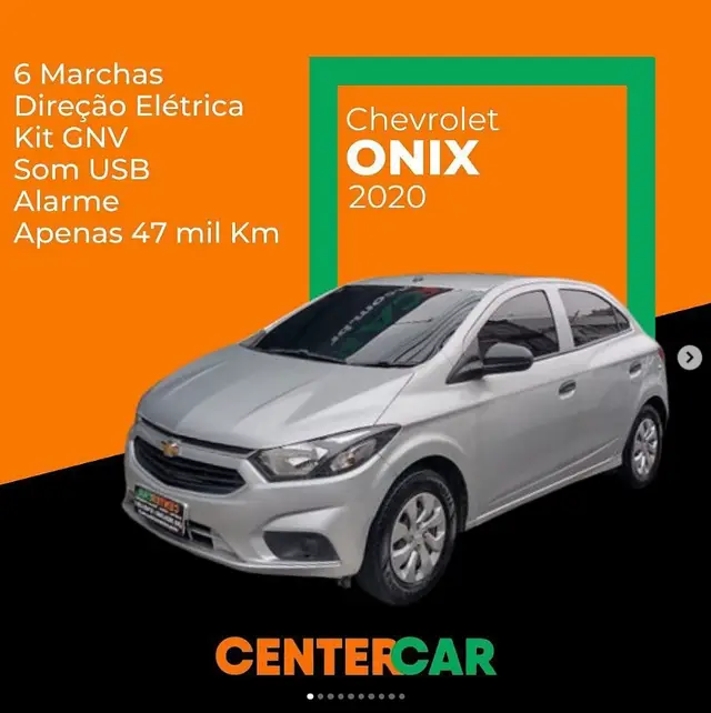 Carro Chevrolet Onix 2020 LT 1.0 (Flex)
