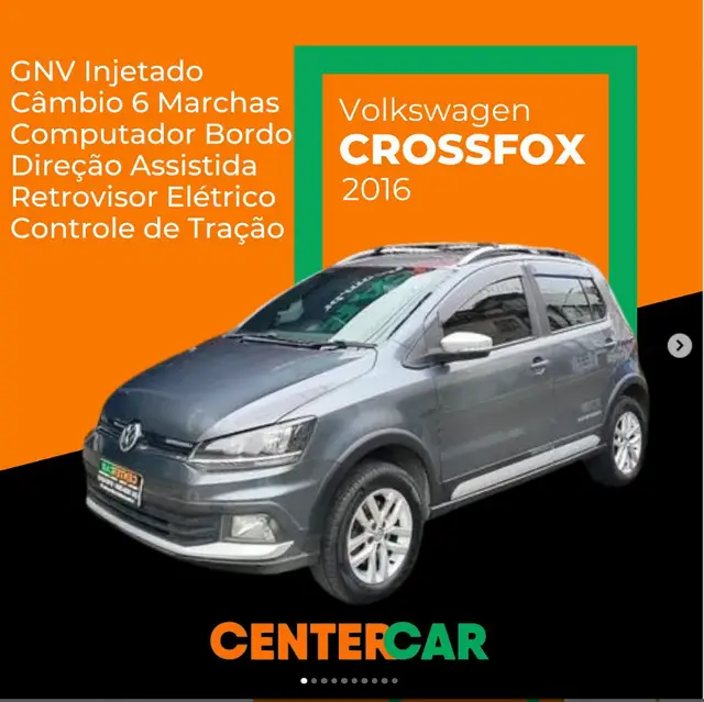 Carro Volkswagen CrossFox 2016 1.6 16v MSI (Flex)