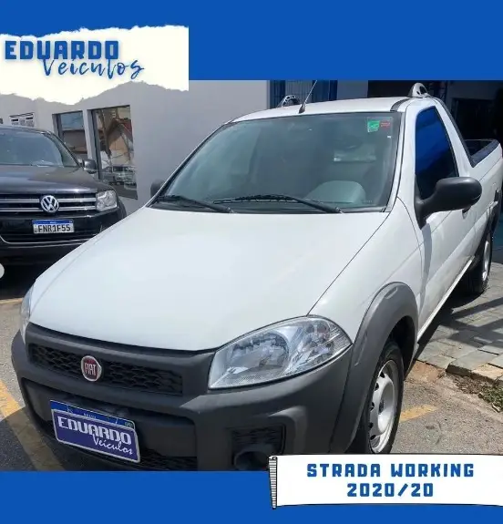 Carro Fiat Strada 2020 Hard Working 1.4 (Flex) (Cabine Simples)