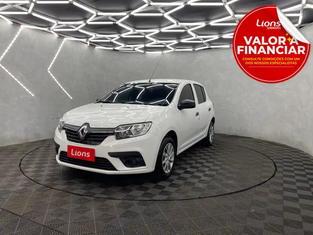 Carro Renault Sandero 2021 Life 1.0 12V SCe (Flex)