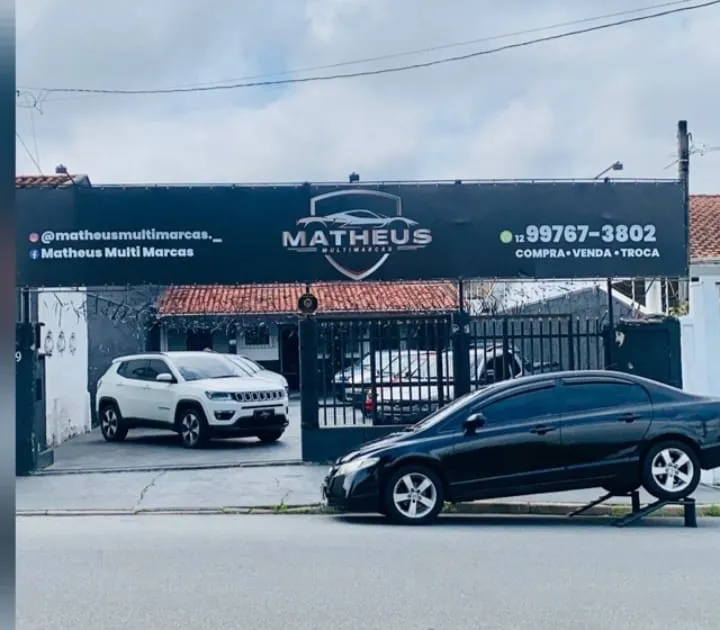 Fachada da loja Veículos à venda em Matheus Multimarcas Taubat� LTDA - Taubaté - SP | Mobiauto
