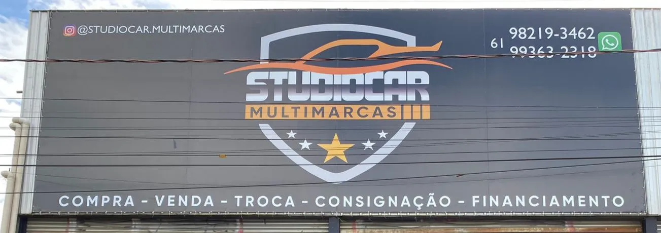 Fachada da loja Veículos à venda em STUDIO CAR MULTIMARCAS - Luziânia - GO | Mobiauto