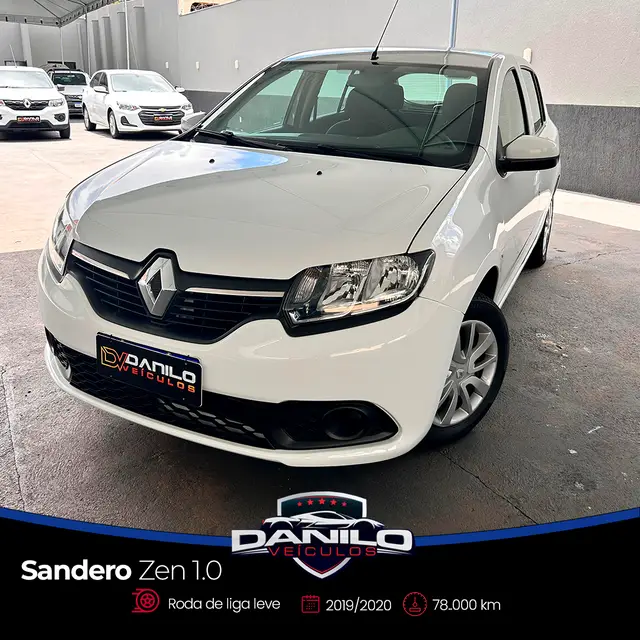 Carro Renault Sandero 2020 Expression 1.0 12V SCe (Flex)
